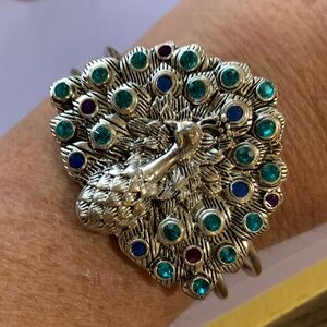 Peacock bracelet